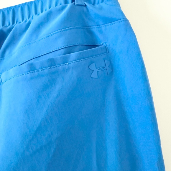 Under Armour HeatGear Athletic Shorts in Bright Blue Size 32 - Picture 4 of 6